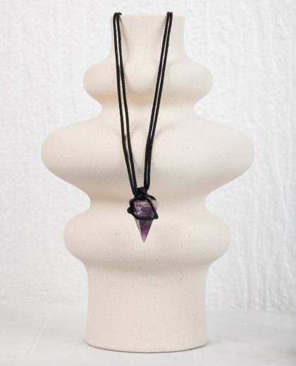 μενταγιόν για κηδεμόνα με αμέθυστο για τη λαιμαργία